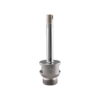 Thin Wall CNC Stone Drill 1/2 Gas Reverse Thread - 08mm