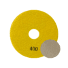 Diamond Coated Discs Hook & Loop - fine-yellow